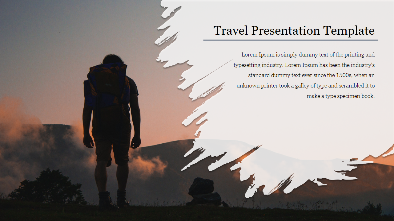 Affordable Travel Presentation Template Slide Design
